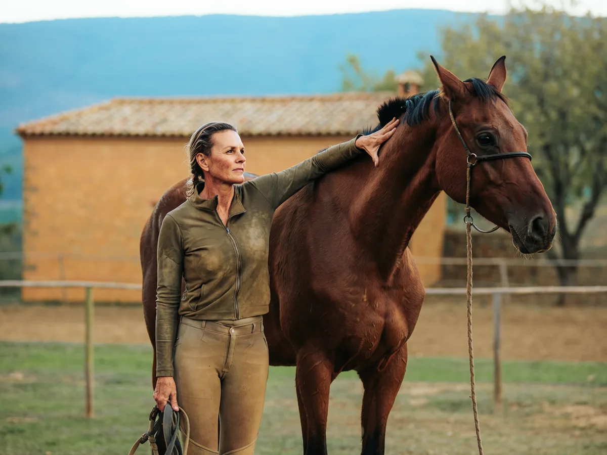 Cours d'équitation à Arthun, Loire