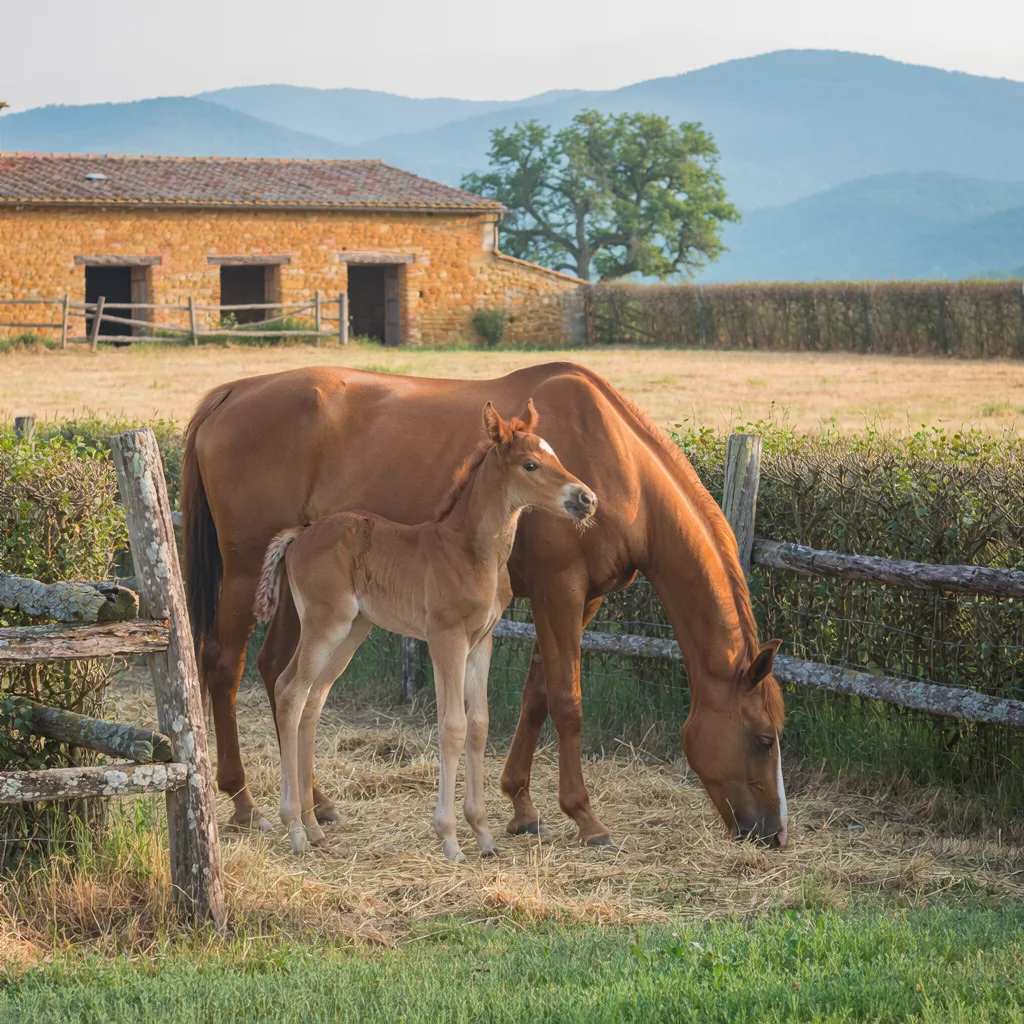 Élevage de chevaux, Domaine équestre du Solat, Arthun
