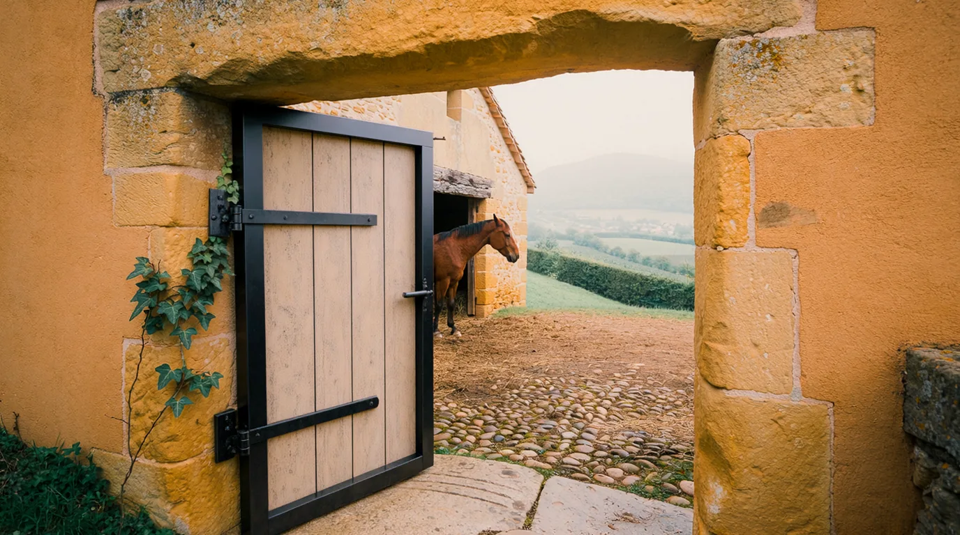 Entrée, Domaine équestre du Solat, centre équestre à Arthun